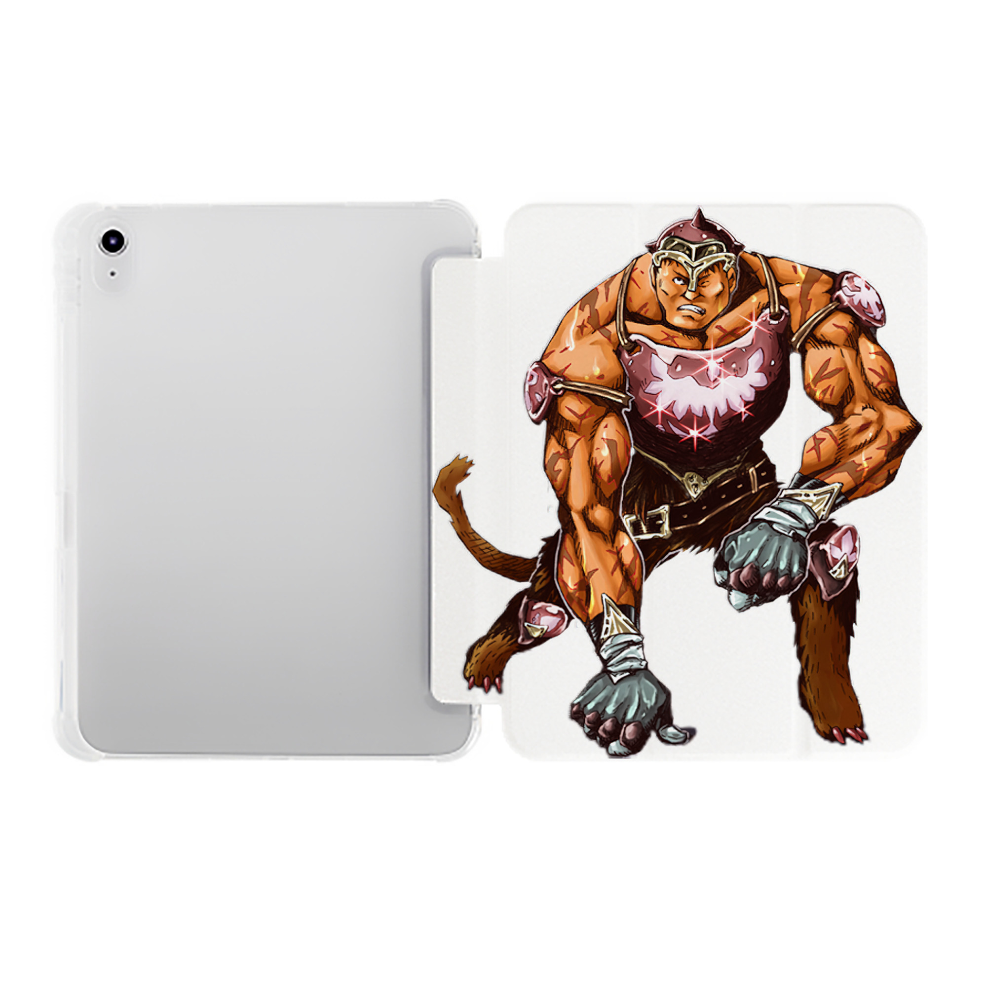 （画像用） 遊☆戯☆王 Yu-Gi-Oh! IPad ケース ペン収納付き 三つ折りスタンド PUレザー×シリコン 対応機種9.5/10.5/10.9インチ